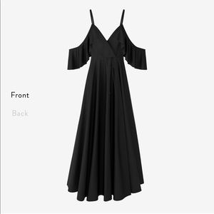 Fame & Partners black wrap dress never been worn!